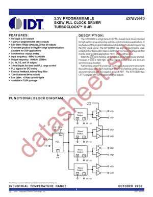 IDT5V9950PFI datasheet  